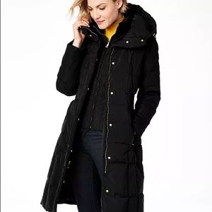 Cole Haan Black Quilted Down Jacket